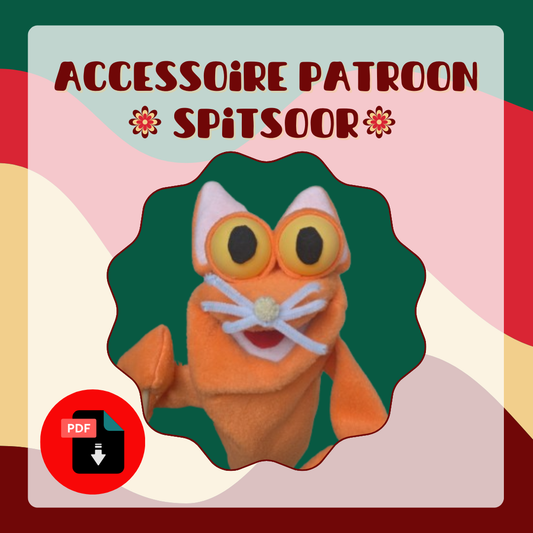 Spitsoor| Digitaal Duppet Accessoire naaipatroon | PDF A4